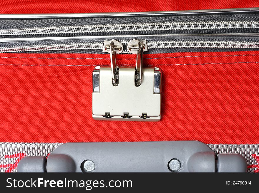 Zipper and lock in your travel bag