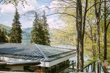 Restaurant By The Lake In The Woods Stock Photos Restaurant By The Lake In The Woods Stock Photos