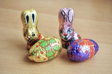 Chocolate Easter Bunnies Stock Images Chocolate Easter Bunnies Stock Images