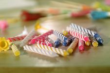 Party Candles Royalty Free Stock Photos Party Candles Royalty Free Stock Photos