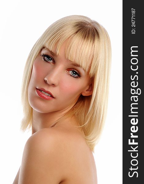 Young Blond Woman S Portrait