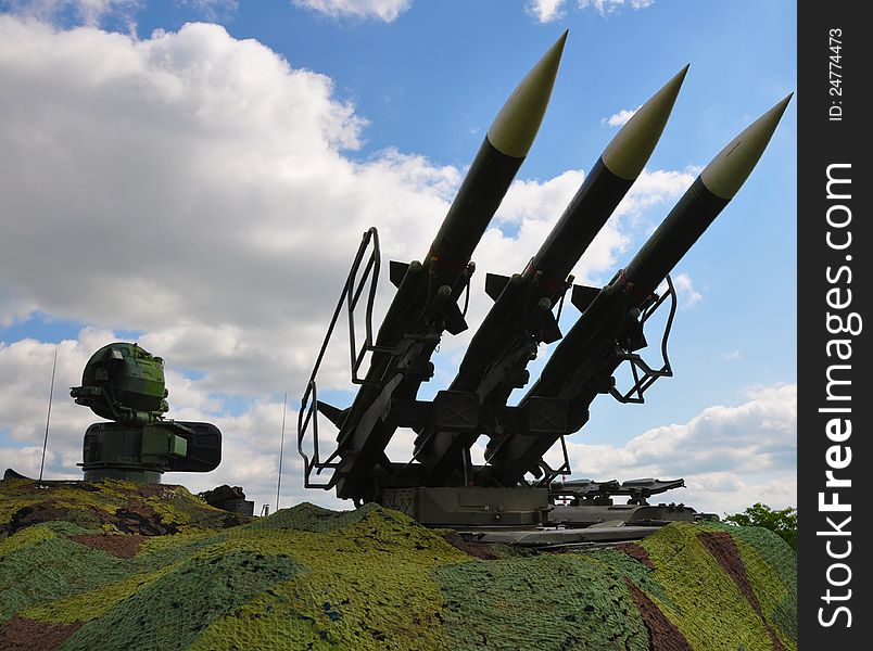 Missiles at army open day strakonice
