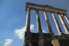 Ruins Of The Ancient Forum In Rome Stock Image Ruins Of The Ancient Forum In Rome Stock Image