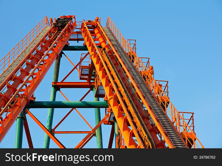 Image of Roller Coaster Track outdoor