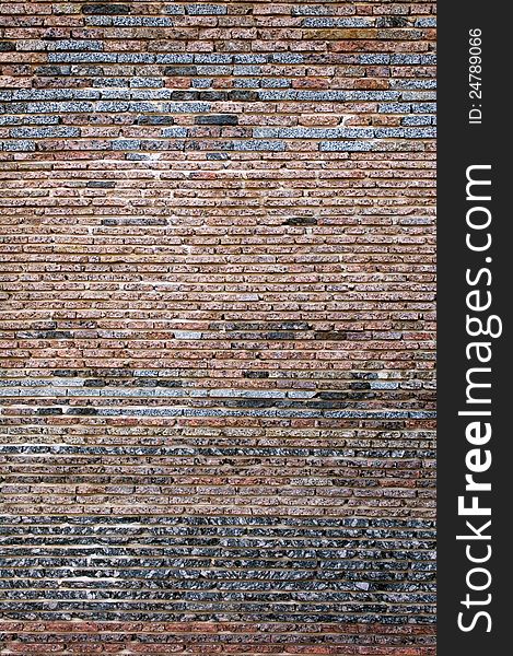 Background with a textured brick wall