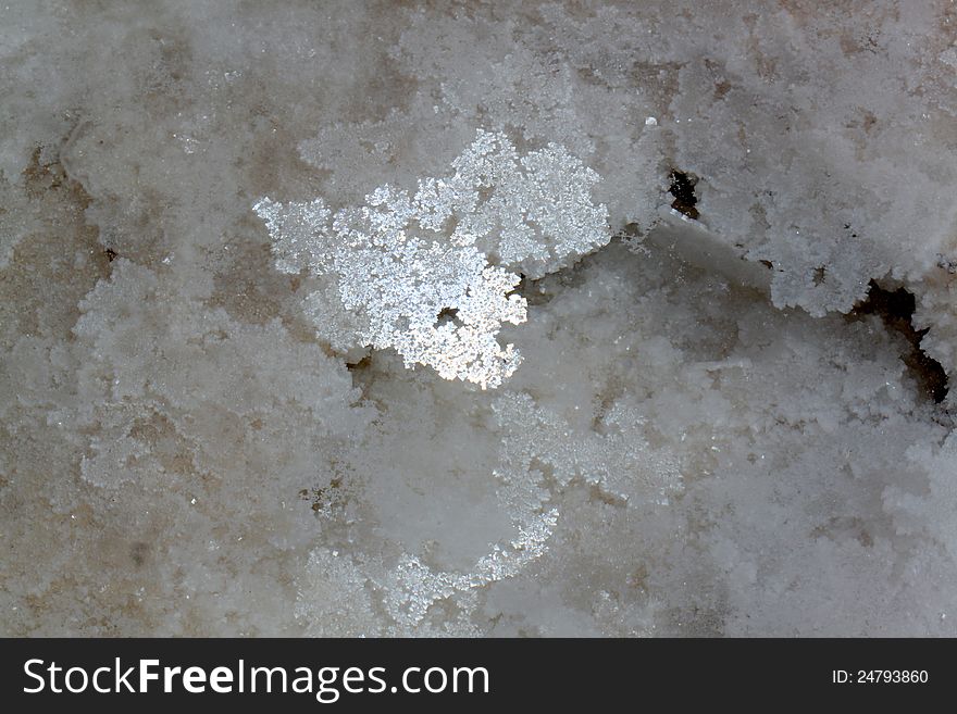 Salt Crystals Dead Sea Israel