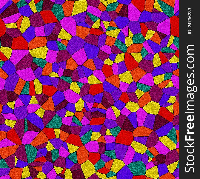 A colorful glass mosaic background