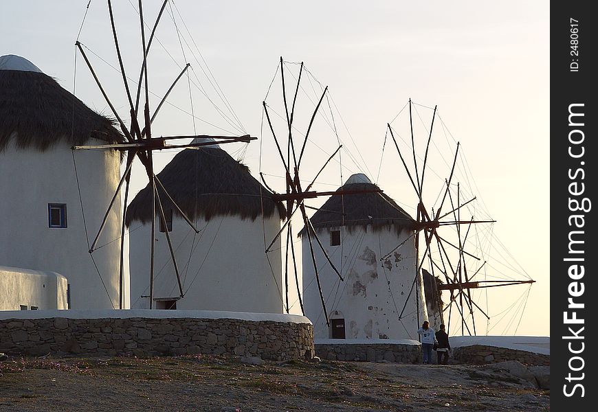The wind miles in mykonos greece