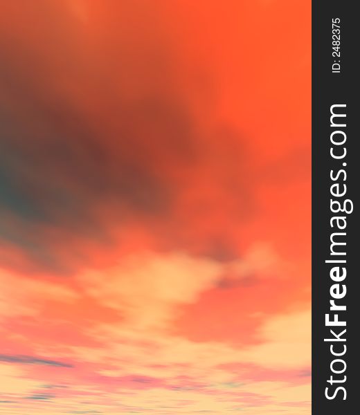 Background image of dramatic computer generated clouds. Background image of dramatic computer generated clouds