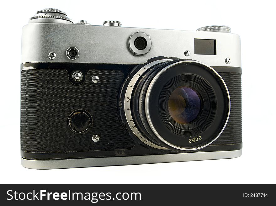 Old range-finder camera