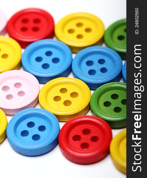 Many Colorful Buttons