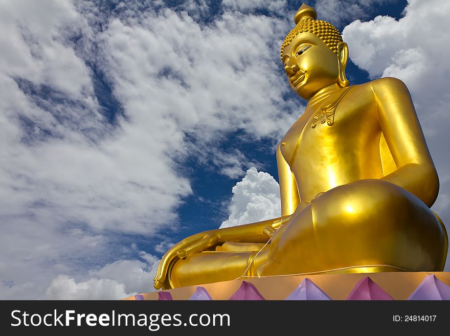 Buddha church roof.