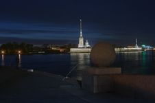 View Of St. Isaac S Cathedral And Neva Stock Photography View Of St. Isaac S Cathedral And Neva Stock Photography