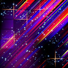 Abstract Lines Design On Dark Background. Stock Photo Abstract Lines Design On Dark Background. Stock Photo