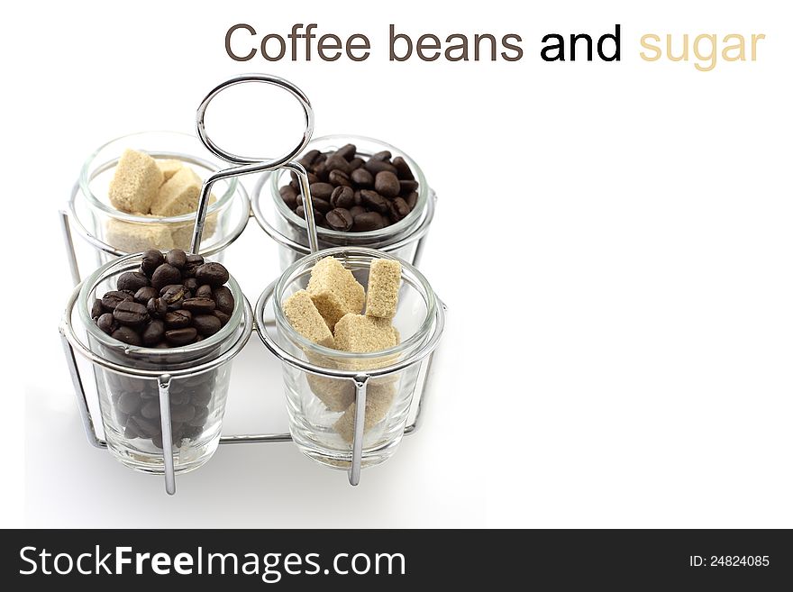 Coffee Beans And Sugar