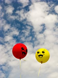 Colour Balloons Stock Image