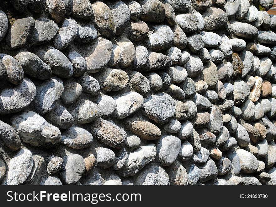 Wall made of stones, useful as background
