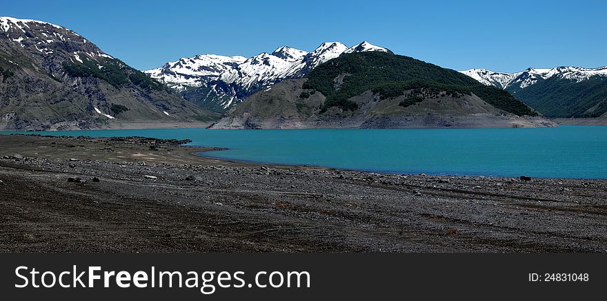 Laguna del Laja National Park, located in the Bio Bio region, Chile. Its lagoon is the main source of water for electricity generation. Laguna del Laja National Park, located in the Bio Bio region, Chile. Its lagoon is the main source of water for electricity generation