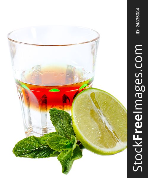 Cocktail With Mint And Lime