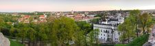 Panorama Vilnius Stock Photo Panorama Vilnius Stock Photo