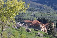 Mystras Medieval Village In Greece Stock Photo Mystras Medieval Village In Greece Stock Photo