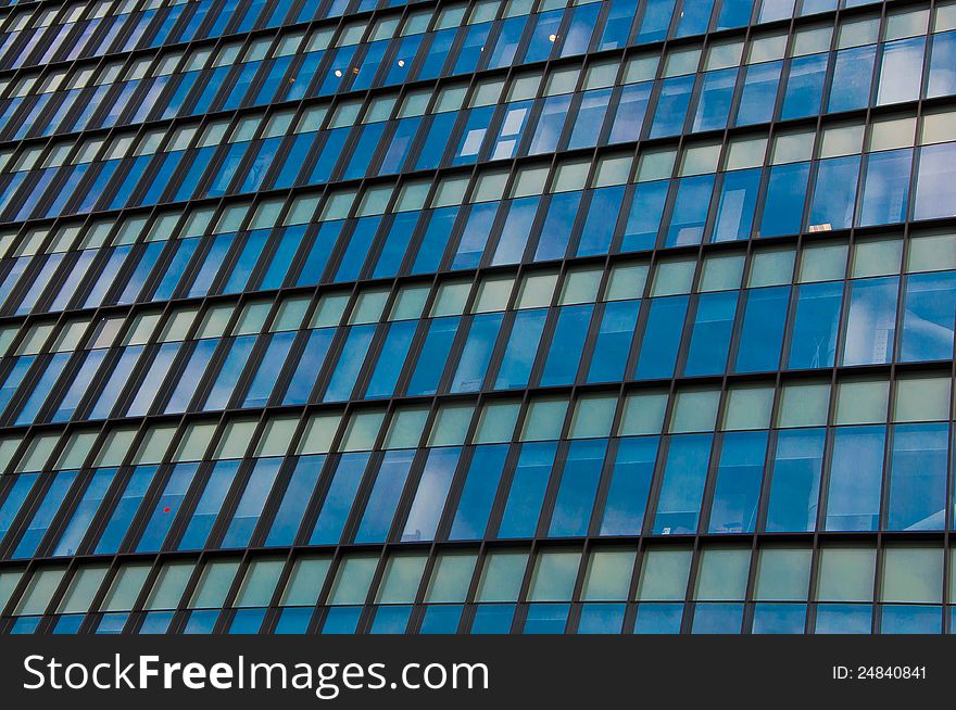 Windows Of An Office Building