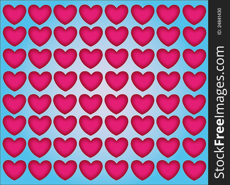 Hearts background