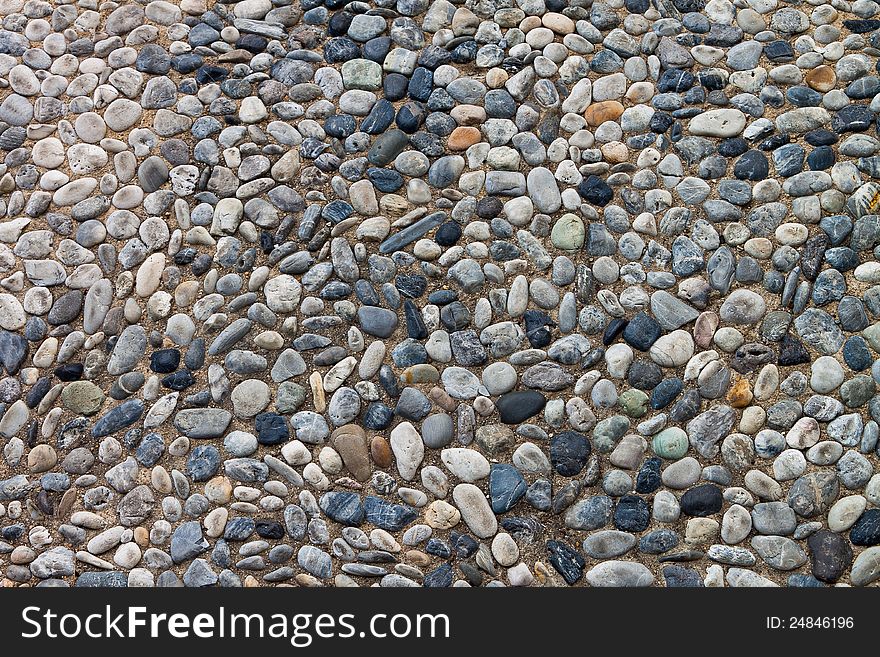 A background made of a lot of stones. A background made of a lot of stones
