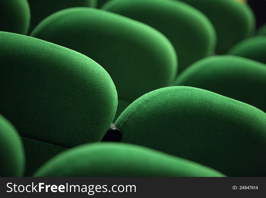 Empty cinema auditorium background