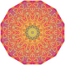 Mandala. Decorate The Drawing. Pattern Design. Royalty Free Stock Photos