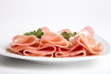 Sliced Block Of Bacon Stock Image Sliced Block Of Bacon Stock Image
