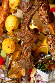 Lamb Pieces Stock Image Lamb Pieces Stock Image