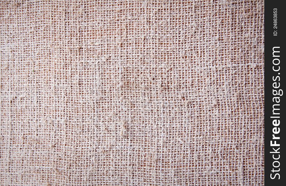 Burlap, coarse texture, background texture