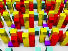 Bar Array Royalty Free Stock Photography Bar Array Royalty Free Stock Photography