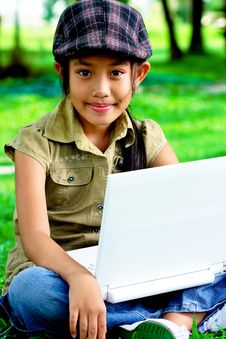 Cute Of Young Asian Girl Royalty Free Stock Photography Cute Of Young Asian Girl Royalty Free Stock Photography