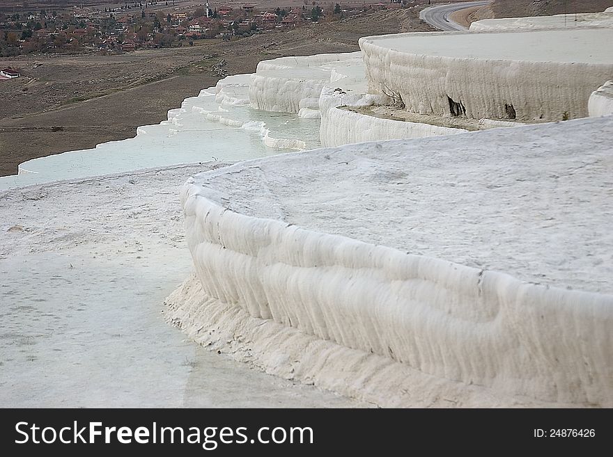 Terraces at Pamukkale (Turkey)