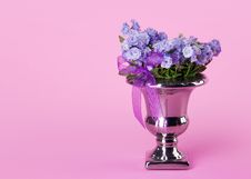 Bunch Of Flowers On Pink Stock Photo Bunch Of Flowers On Pink Stock Photo