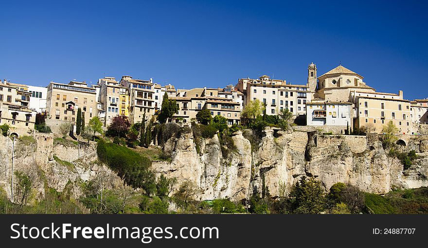 Cuenca, Spain. Panoramic view