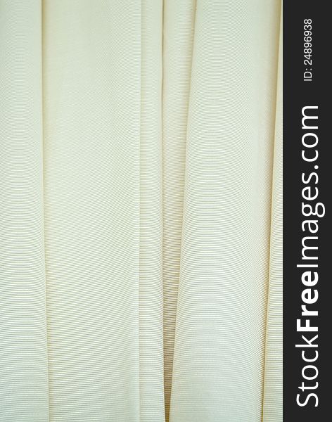 White curtain for protection light of the sun. White curtain for protection light of the sun.