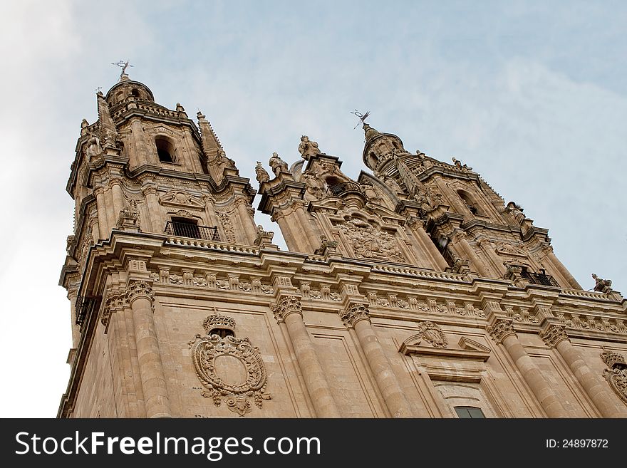 Medieval Cathedral in Salamanca (Spain)