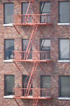 Fire Escape Royalty Free Stock Image Fire Escape Royalty Free Stock Image