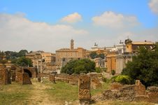 Roman Forum-church Royalty Free Stock Image Roman Forum-church Royalty Free Stock Image