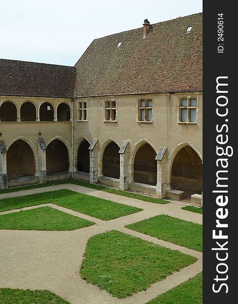 The Brou Monastery (France) was built between 1505 and 1536 by Margaret of Austria. The church is flamboyant Gothic in style. This monastery has 3 cloisters with high and low galleries. The Brou Monastery (France) was built between 1505 and 1536 by Margaret of Austria. The church is flamboyant Gothic in style. This monastery has 3 cloisters with high and low galleries.