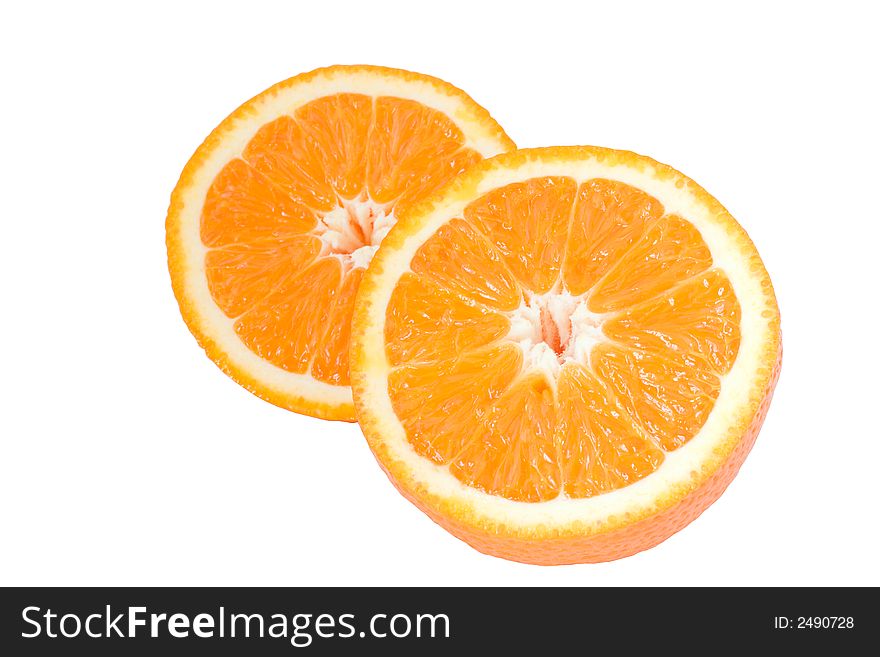 Two Half Of Orange