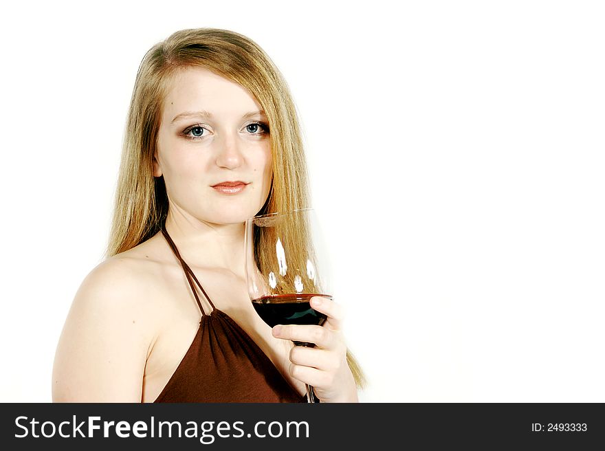 Woman With Wine