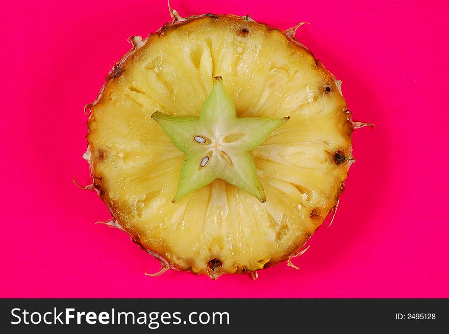 Pineapple and lichi