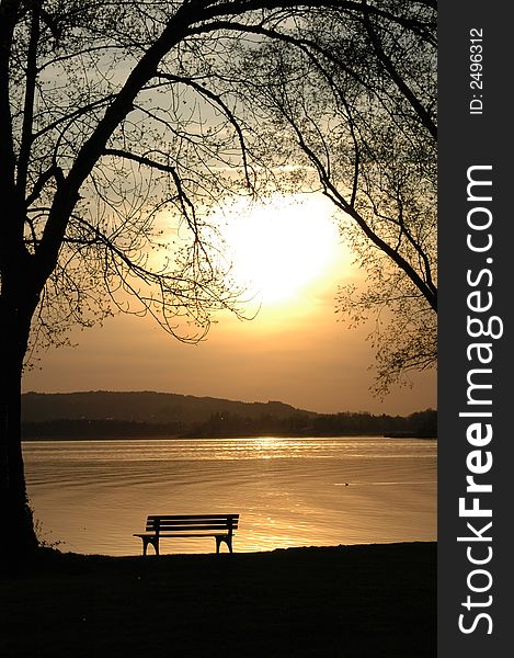 At a Lake in Germany. At a Lake in Germany