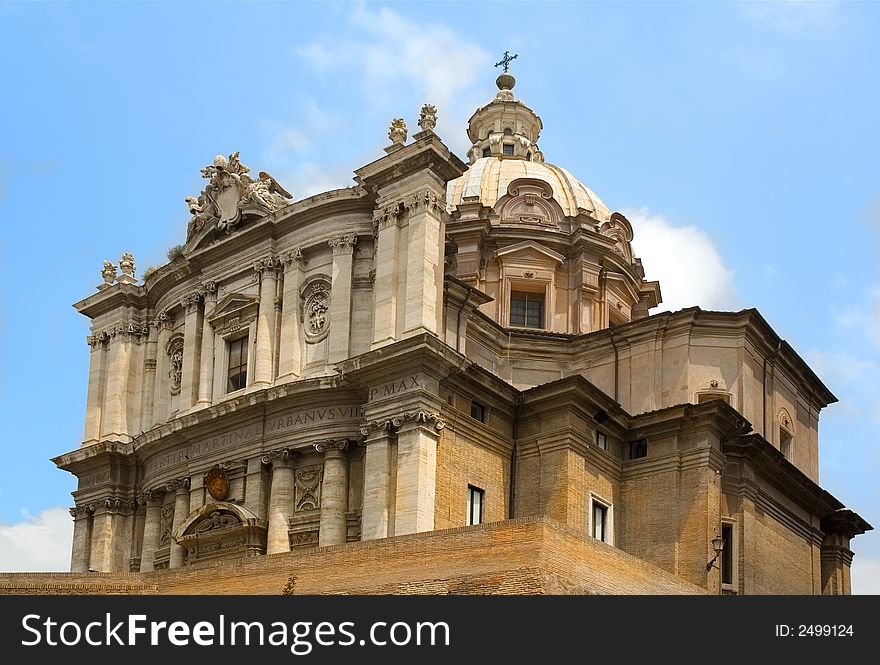 Roman forum-church