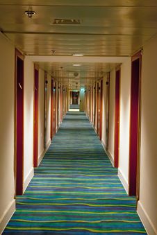 Hotel Corridor Royalty Free Stock Image Hotel Corridor Royalty Free Stock Image
