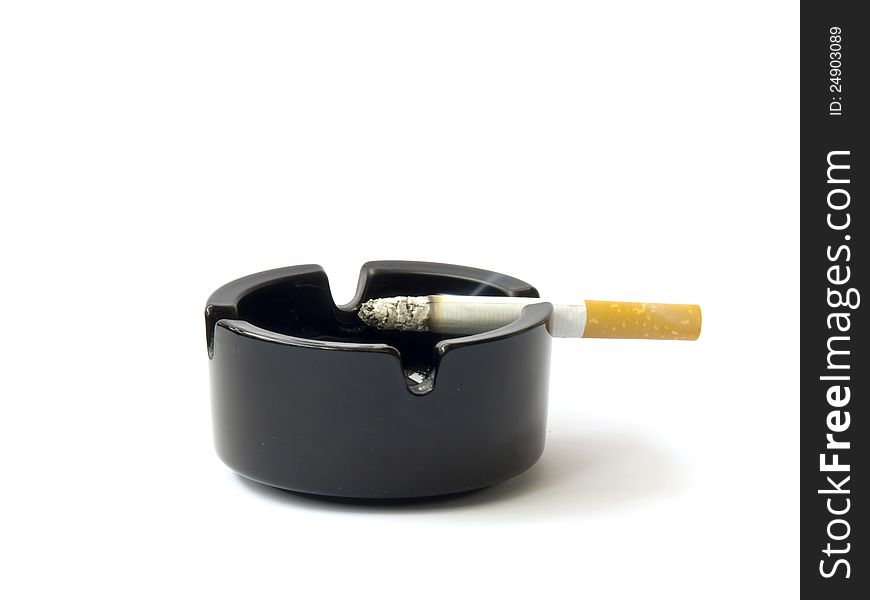 Cigarettes And Ashtray